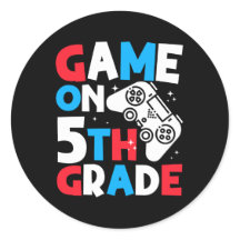 Juego en 5º grado Grado Funny Birthday Boy Gaming 