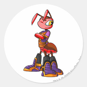 Pegatina Redonda Jugador de Ruki Kreludor