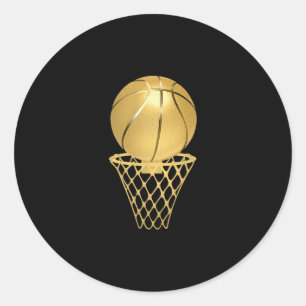 Pegatina Redonda Jugador de Sketll - Entrenador de Juego de Trofeo