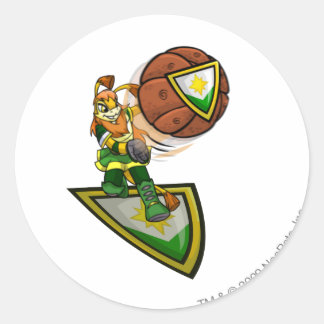 Pegatina Redonda Jugador Ogrin Brightvale