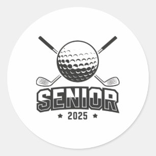 Pegatina Redonda Jugadores del equipo de golf Guay Senior 2025