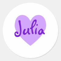 Julia en morado