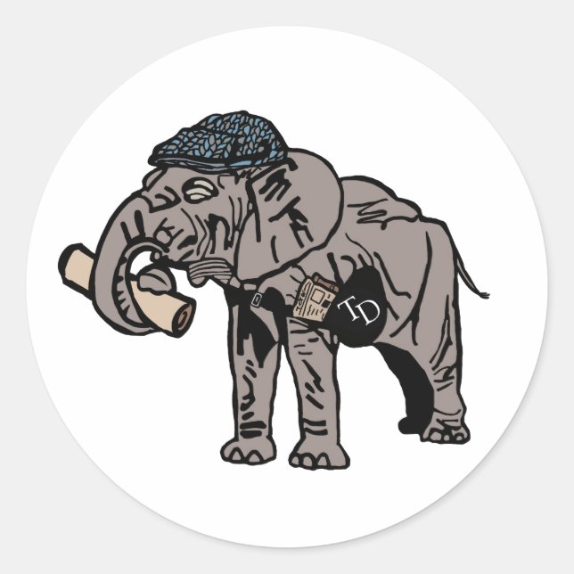 Pegatina Redonda Jumbo Stickers (20 COUNT!) (Anverso)