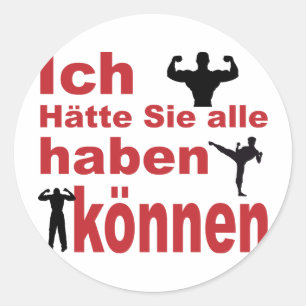 Pegatina Redonda junggesellenabschied/hochzeit