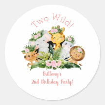 Jungle Animals Dos Fiestas salvajes de segundo cum