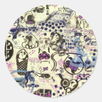 Pegatina Redonda Justicia social