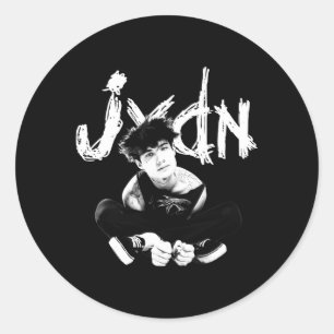 Pegatina Redonda Jxdn Sitting