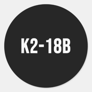 Pegatina Redonda K2-18b