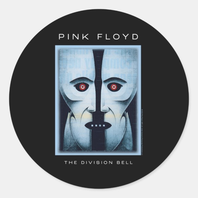 Pegatina Redonda K Floyd The Division Bell (Anverso)
