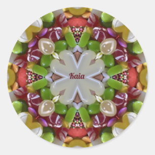 PEGATINA REDONDA KAIA EASTER CANDY ~