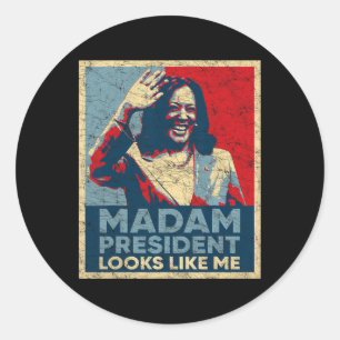 Pegatina Redonda Kamala 2024