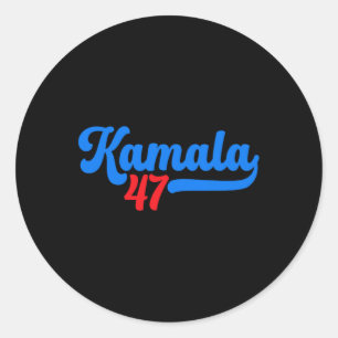 Pegatina Redonda Kamala 47 Elecciones 2024
