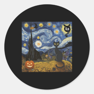 Pegatina Redonda Kamala Halloween Witch