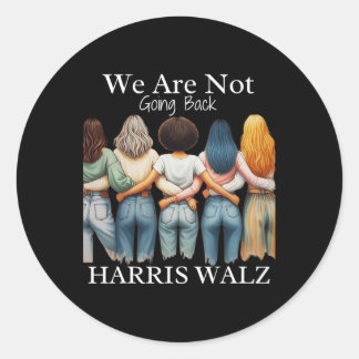 Pegatina Redonda Kamala Haris Waltz 2024 Señora Presidenta, no somo