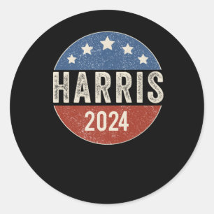 Pegatina Redonda Kamala Harris 2024