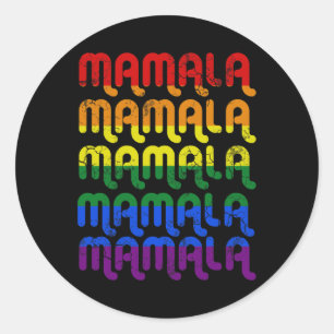 Pegatina Redonda Kamala Harris Lgbtq Gay Pride Joe Biden 2020