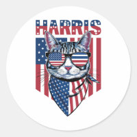Kamala Harris para Presidente 2024 Gato Divertido