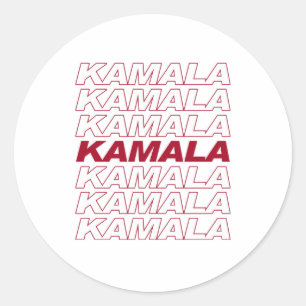 PEGATINA REDONDA KAMALA KAMALA KAMALA