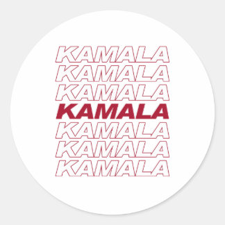 PEGATINA REDONDA KAMALA KAMALA KAMALA