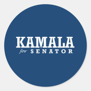 PEGATINA REDONDA KAMALA PARA SENADOR
