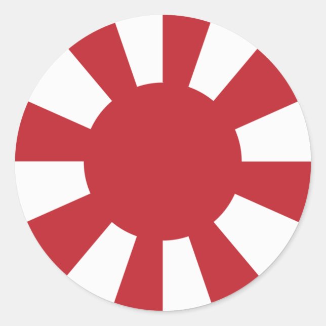 PEGATINA REDONDA KAMIKAZE (神 風) (Anverso)