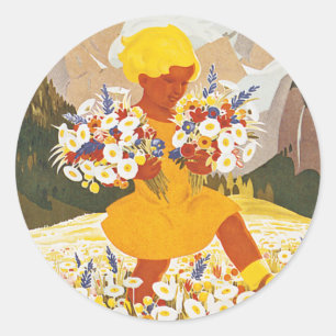 Pegatina Redonda Kandersteg