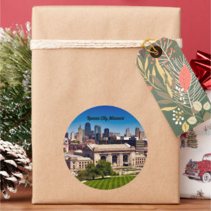 Pegatina Redonda Kansas City Missouri