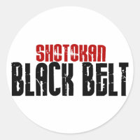 Karate de la correa negra de Shotokan