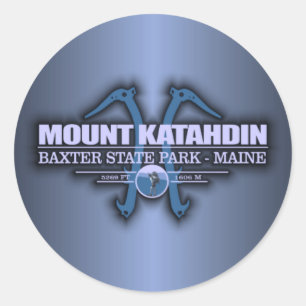 Pegatina Redonda Katahdin 2