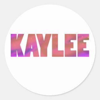 Pegatina Redonda Kaylee