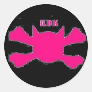 PEGATINA REDONDA KDK