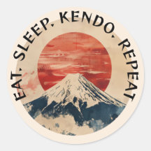 Kendo Eat Sleep Repetir el Monte Fuji