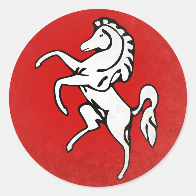 Pegatina Redonda Kent (Anverso)