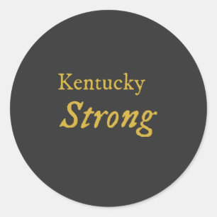 Pegatina Redonda Kentucky Strong