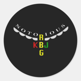 Pegatina Redonda Ketanji Jackson and Ruth Ginsburg - sticker