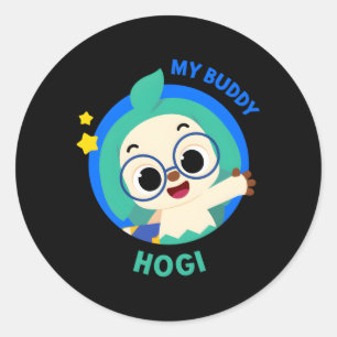 Pegatina Redonda Kfong Wonderstar Mi Buddy Hogi Original