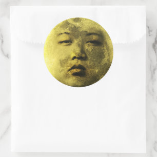 Pegatina Redonda Kim Jong Moon Divertido
