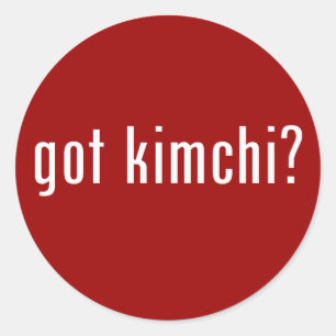 Pegatina Redonda ¿kimchi conseguido?