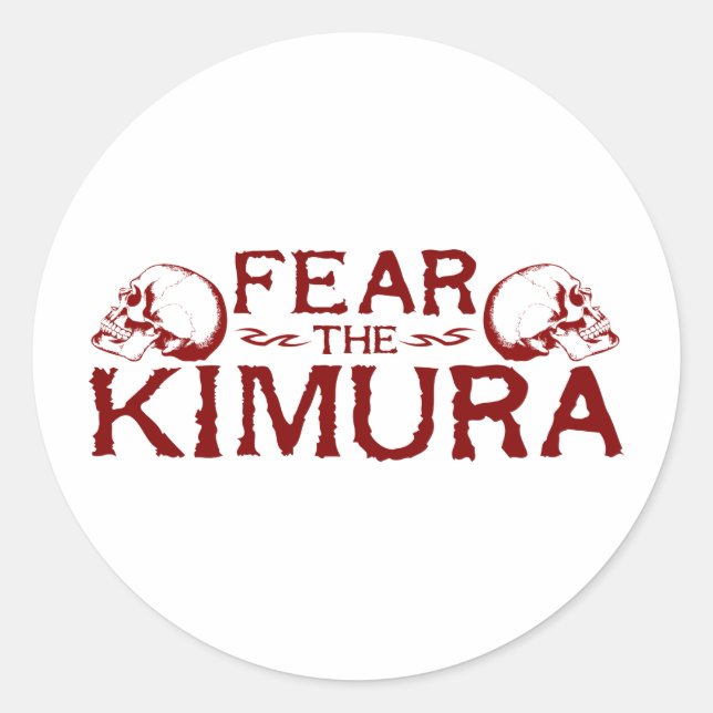 Pegatina Redonda Kimura (Anverso)