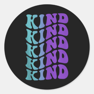 Pegatina Redonda Kind, Mental Health Awareness Tank Top