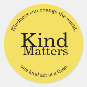 Pegatina Redonda KindMatters