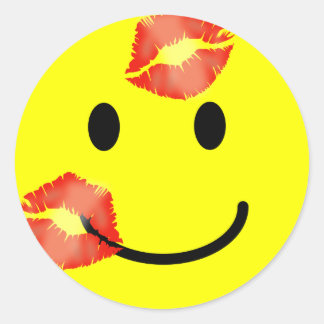 PEGATINA REDONDA 'KISSEY FACE PEGATINAS