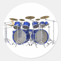 Kit de tambor azul: 10 piezas: