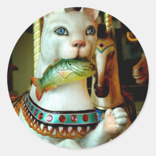 Pegatina Redonda Kitty
