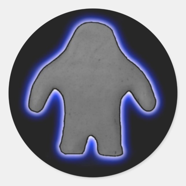 Pegatina Redonda Klayman Dark Glow Pegatinas (Anverso)