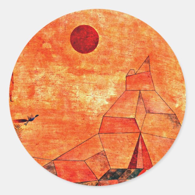 Pegatina Redonda Klee - Marchen (Anverso)