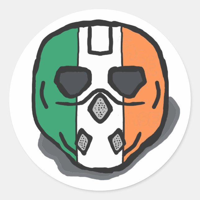 Pegatina Redonda Kneecap (Anverso)