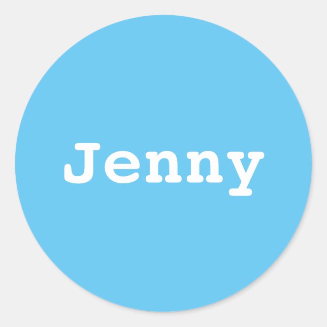 Pegatina Redonda Koffer sticker ontwerpen met je naam (Anverso)