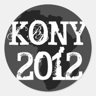 Pegatina Redonda Kony 2012
