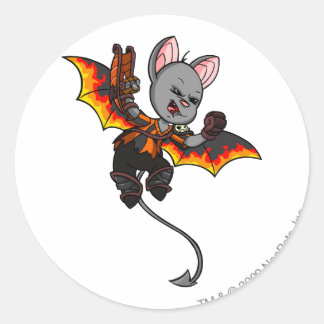 Pegatina Redonda Korbat Haunted Woods Player